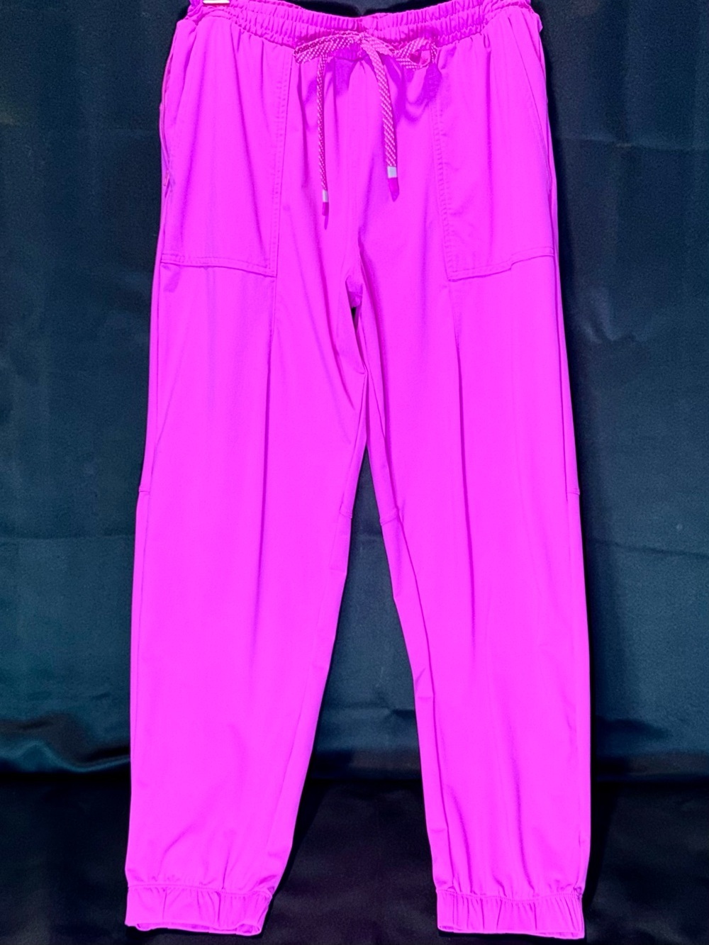 Fabletics The ONE Jogger Neon Pink Tropic Drawstring Jogger Pants Size M - Picture 3 of 9